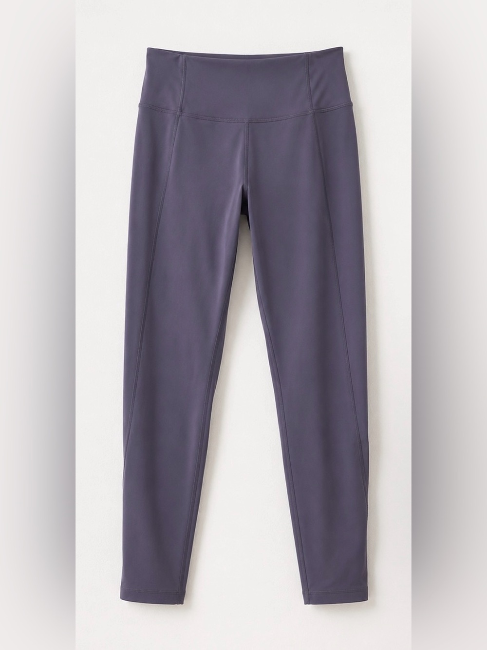 Athleta Girl Cropped Leggings Purple Gray Ruched Hem XXL/16
